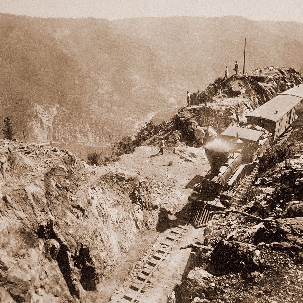 American River, California, from Green Bluffs, 1866-1869
