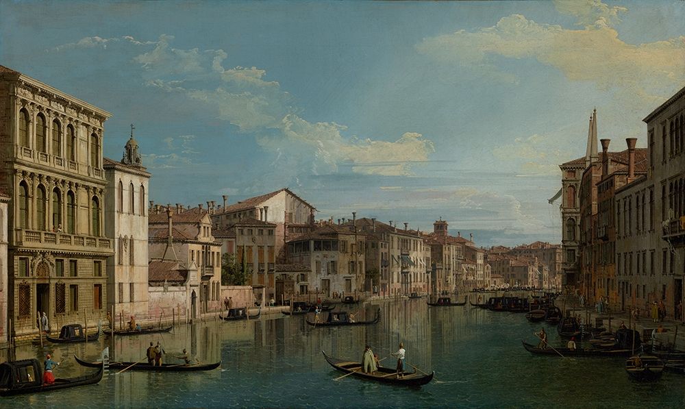 The Grand Canal in Venice from Palazzo Flangini to Campo San Marcuola
