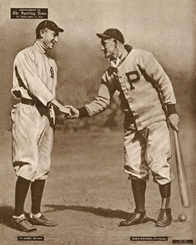 Ty Cobb And Honus Wagner, 1880