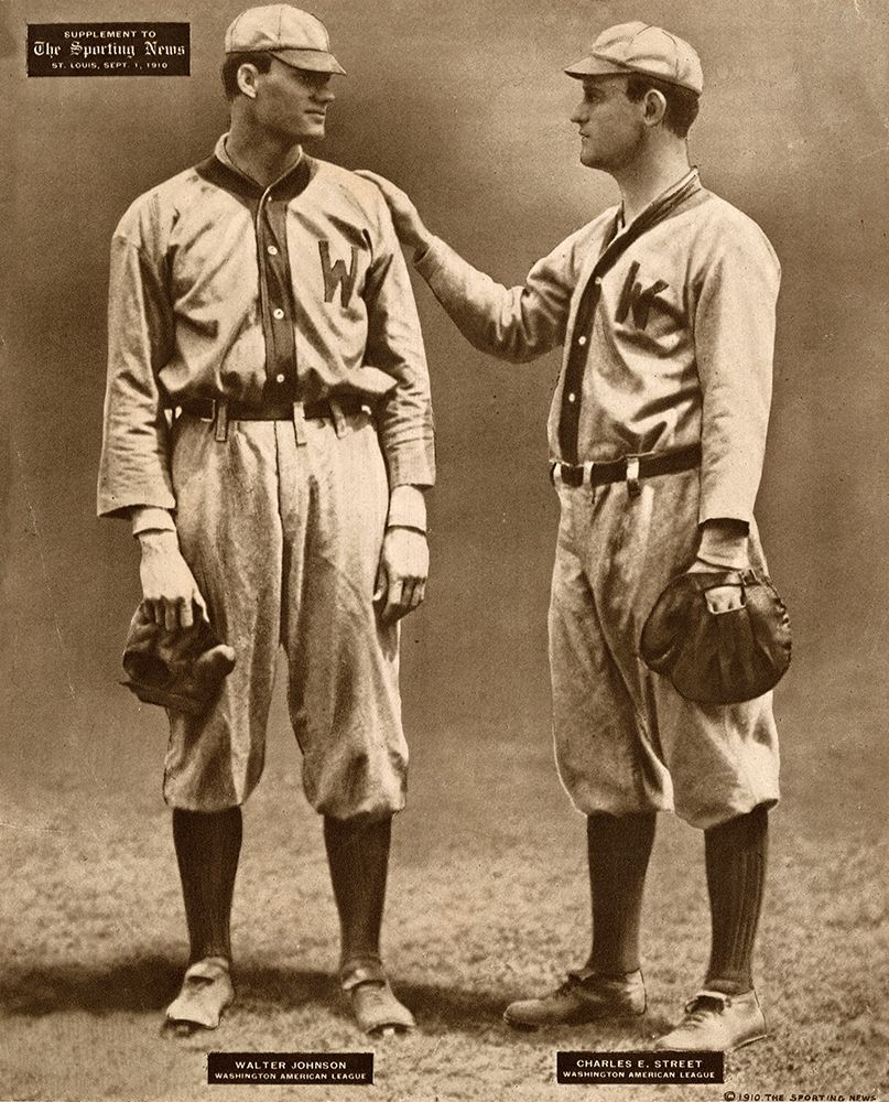 Walter Johnson And Charles E. Street, Washington American League, 1880