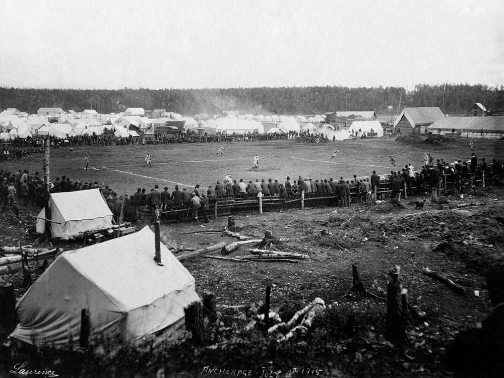 Baseball game - Anchorage - July 4th 1915