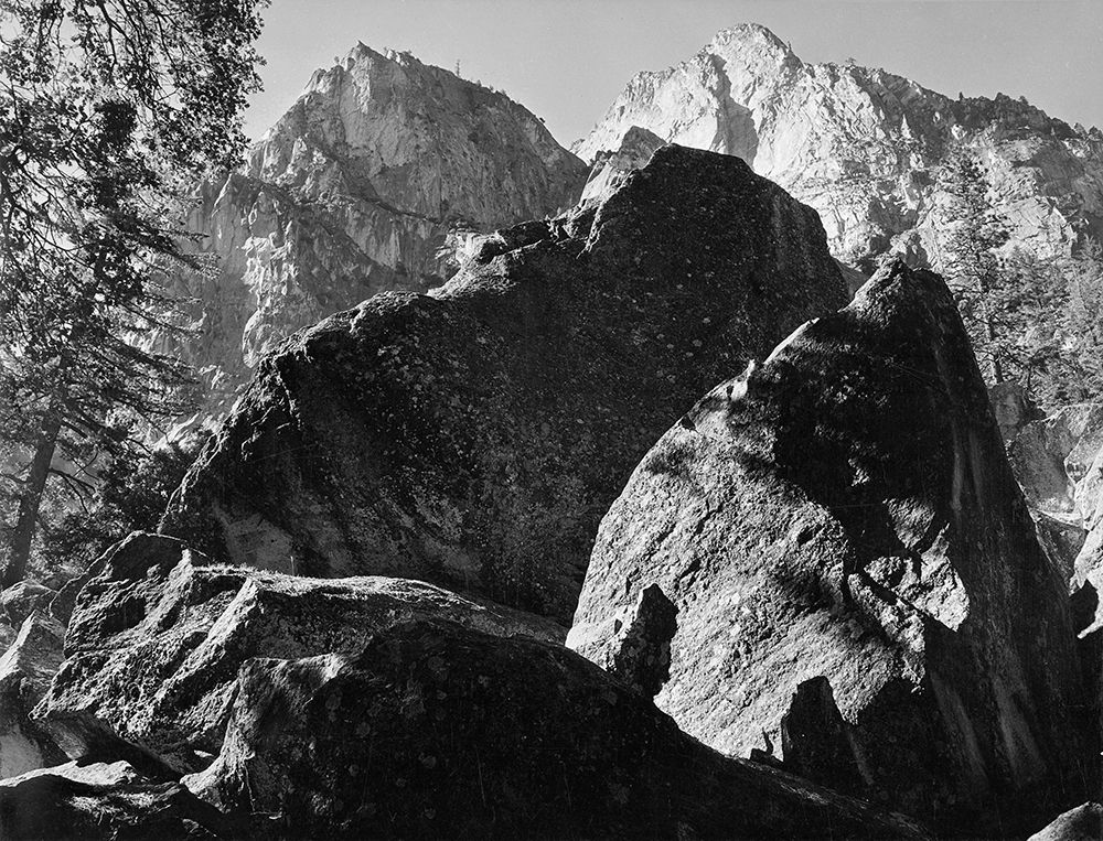 Grand Sentinel, Kings River Canyon, proposed as a national park, California, 1936