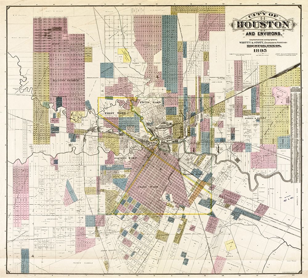 City of Houston and environs, 1895
