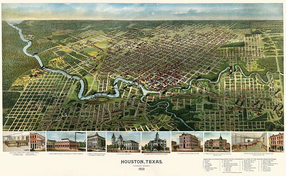 Houston, Texas, 1891