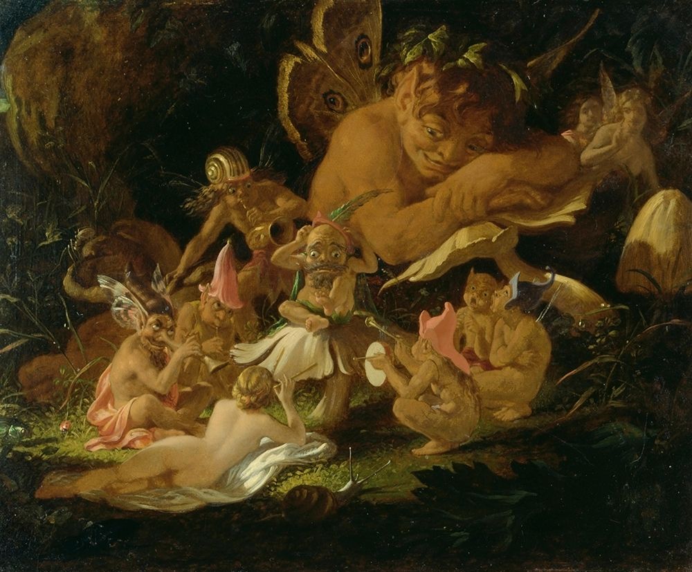 Puck and the Fairies from A Midsummer Nights Dream