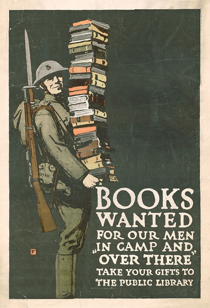 Books Wanted for our Men in Camp and Over There, 1918/1923