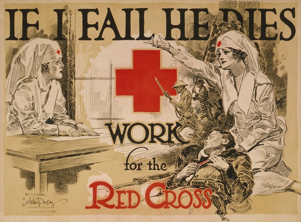If I fail he dies. Work for the Red Cross, ca. 1918