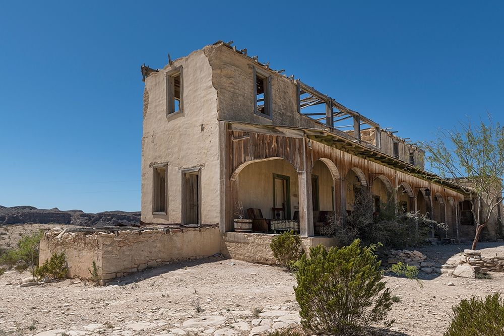 Remains of an old structure in Terilingua, southern Brewster County, TX