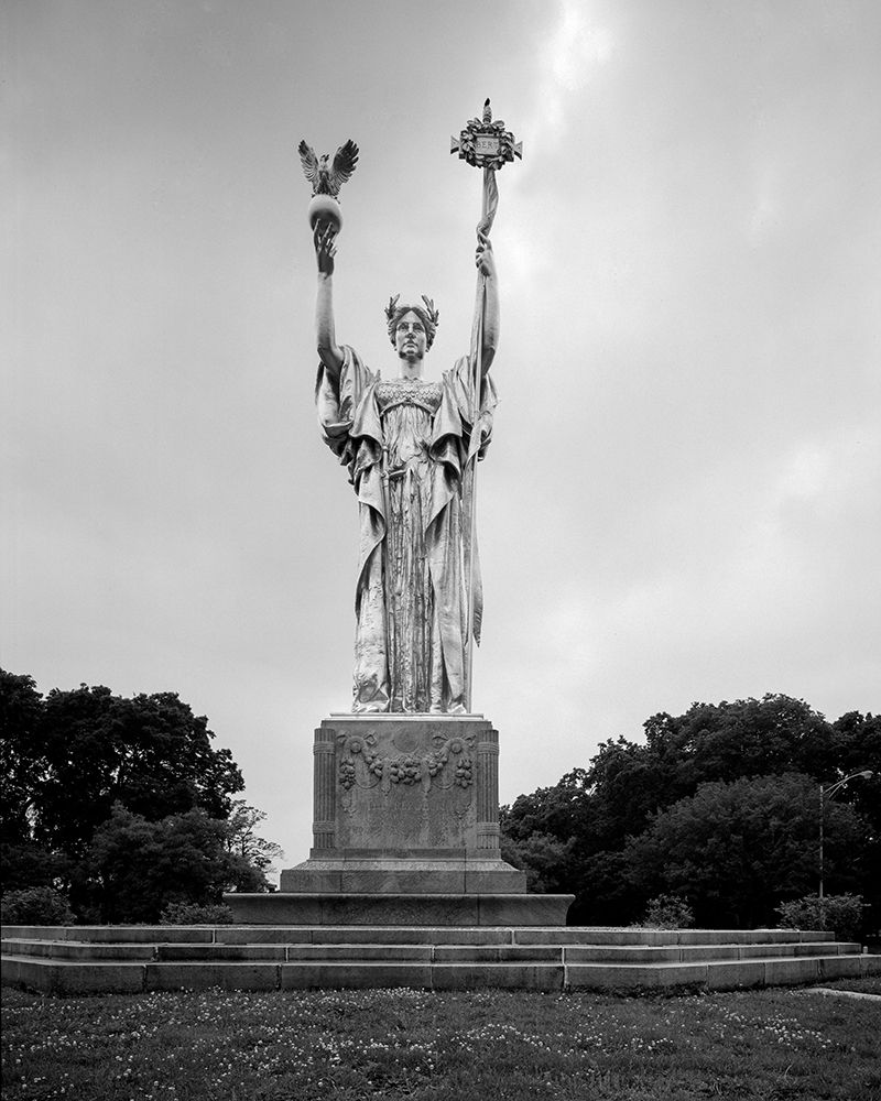 Statue Republic for the Worlds Columbian Exposition Chicago Illinois