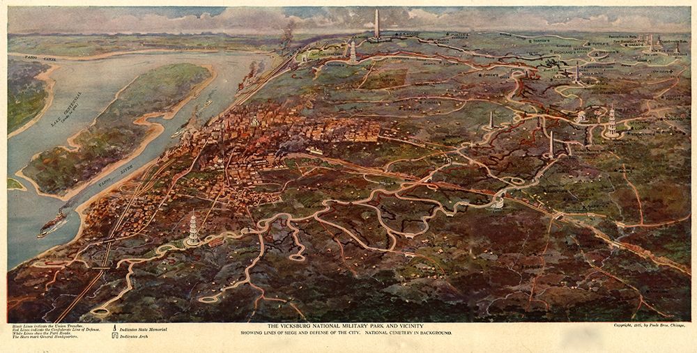 Vicksburg National Park and Battlefield 1925