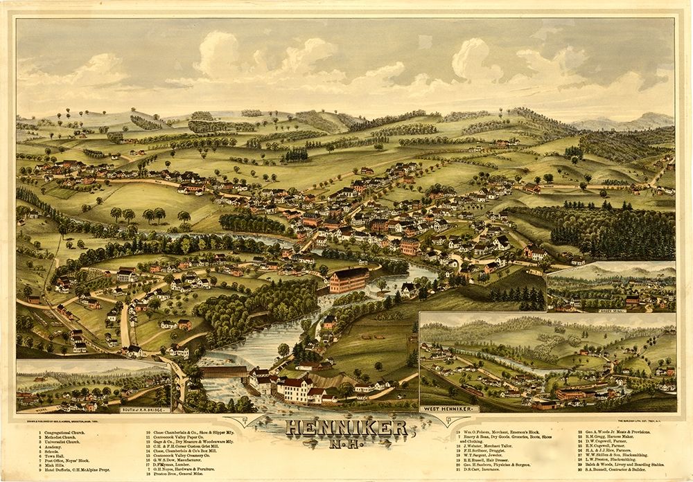 Henniker-New Hampshire 1889