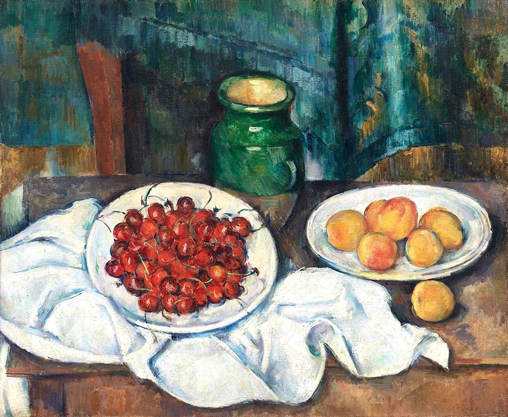 Still Life With Cherries And PeachesÂ