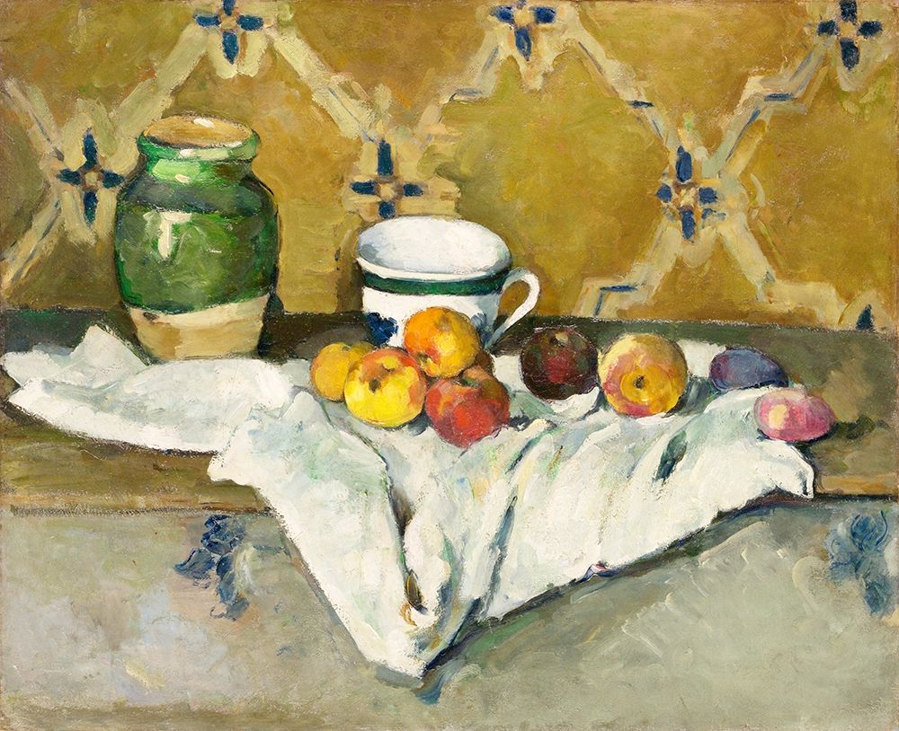 Still Life with Jar, Cup, and ApplesÂ