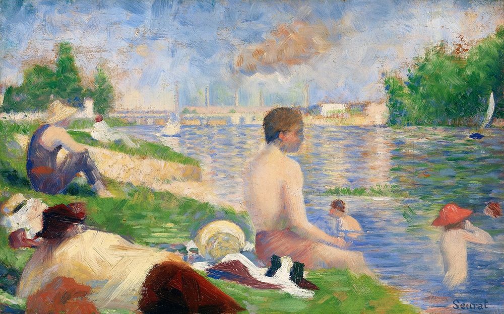 Final Study for âBathers at AsniÃ¨resâÂ