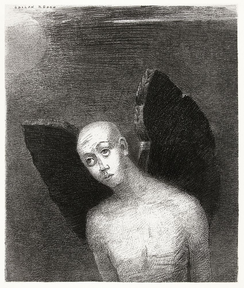 The Fallen Angel Spreads His Black Wings