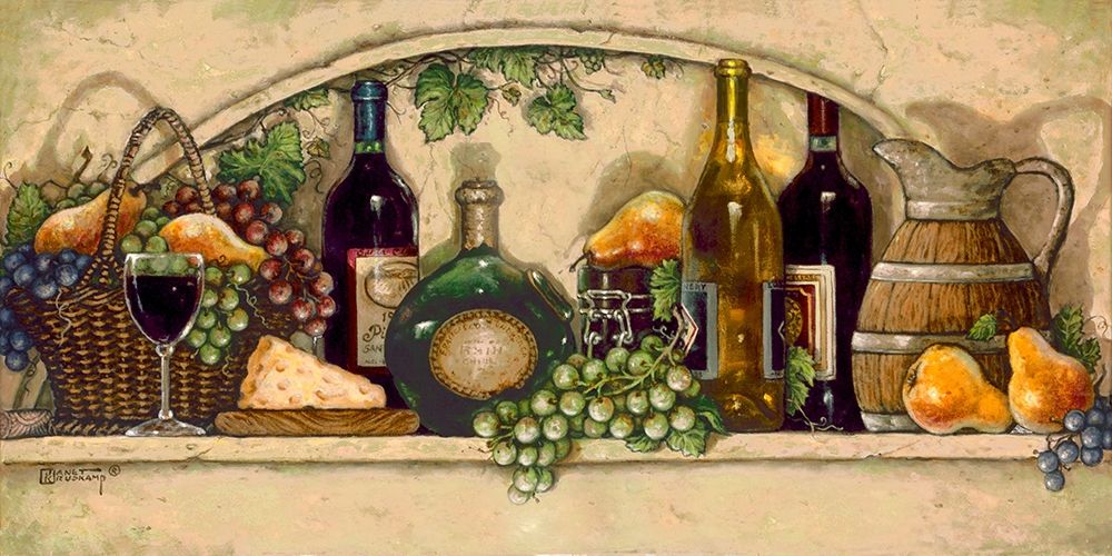 Wine, Fruit and Cheese