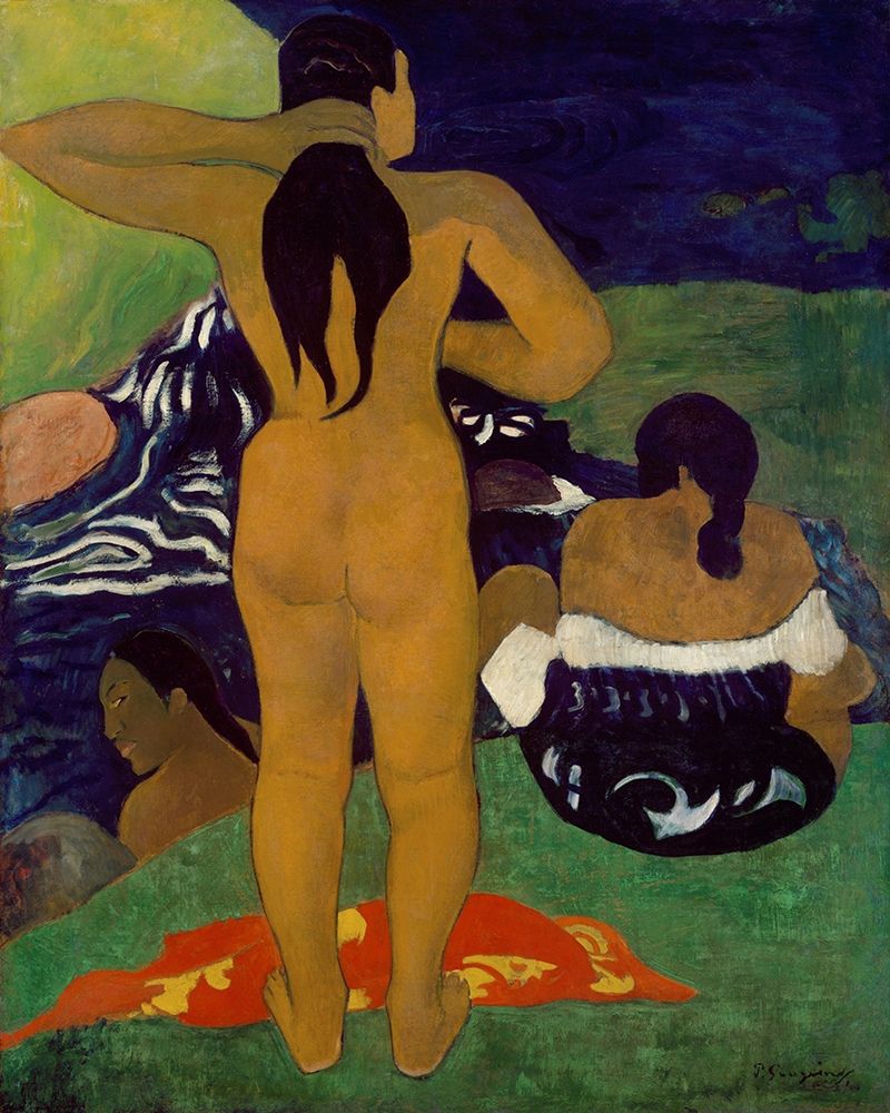 Tahitian Women Bathing