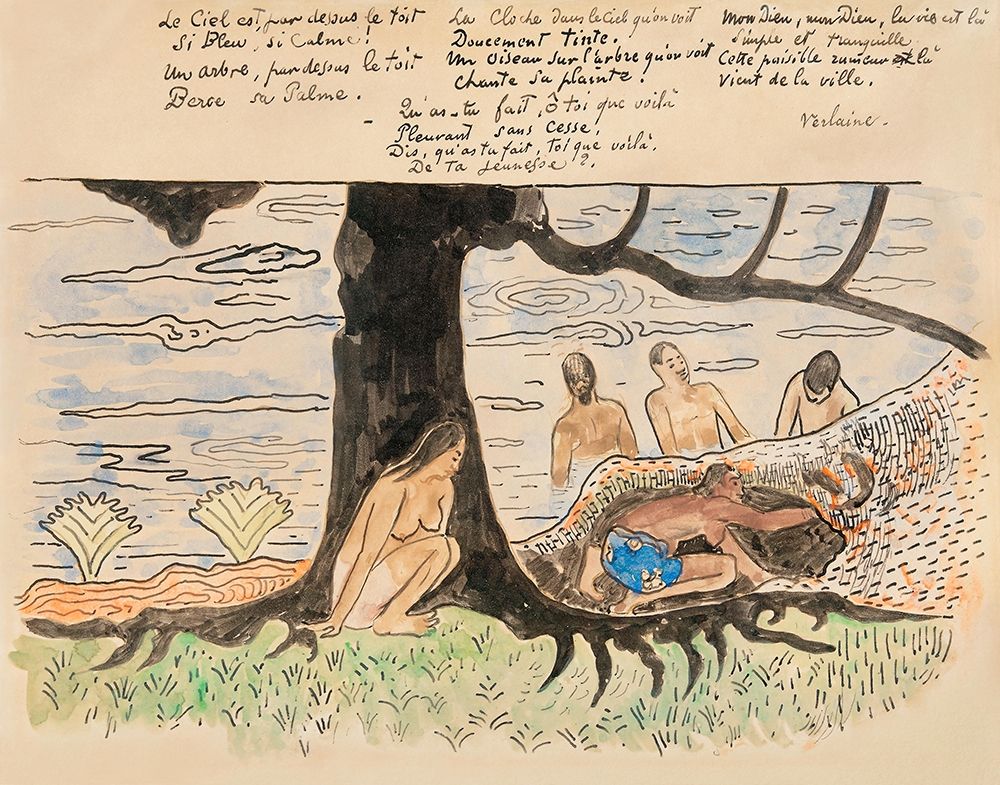 Tahitians Fishing