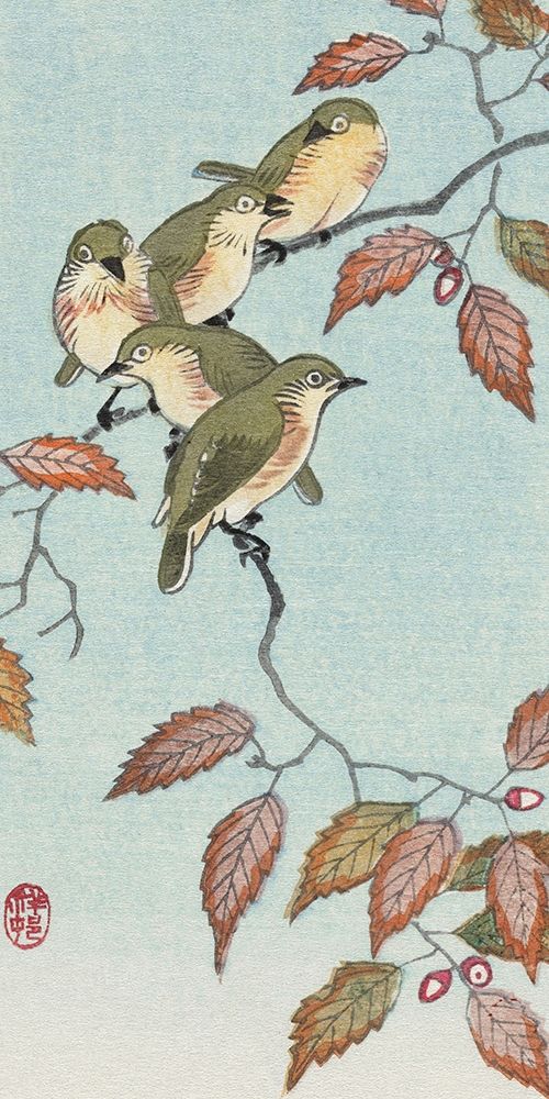 Birds on a branch