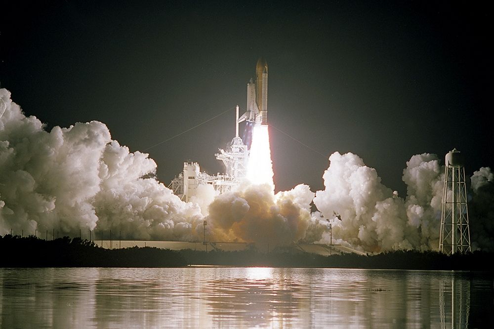 The Space Shuttle Discovery Launch 1999