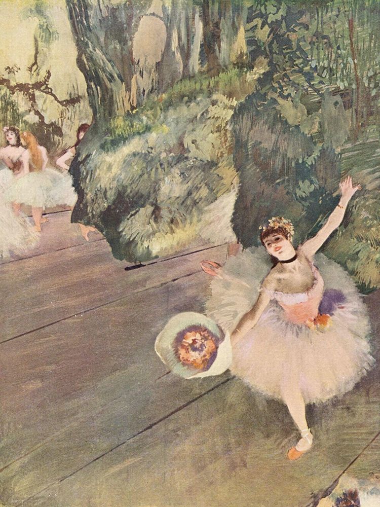 Dancer with a Bouquet of Flowers