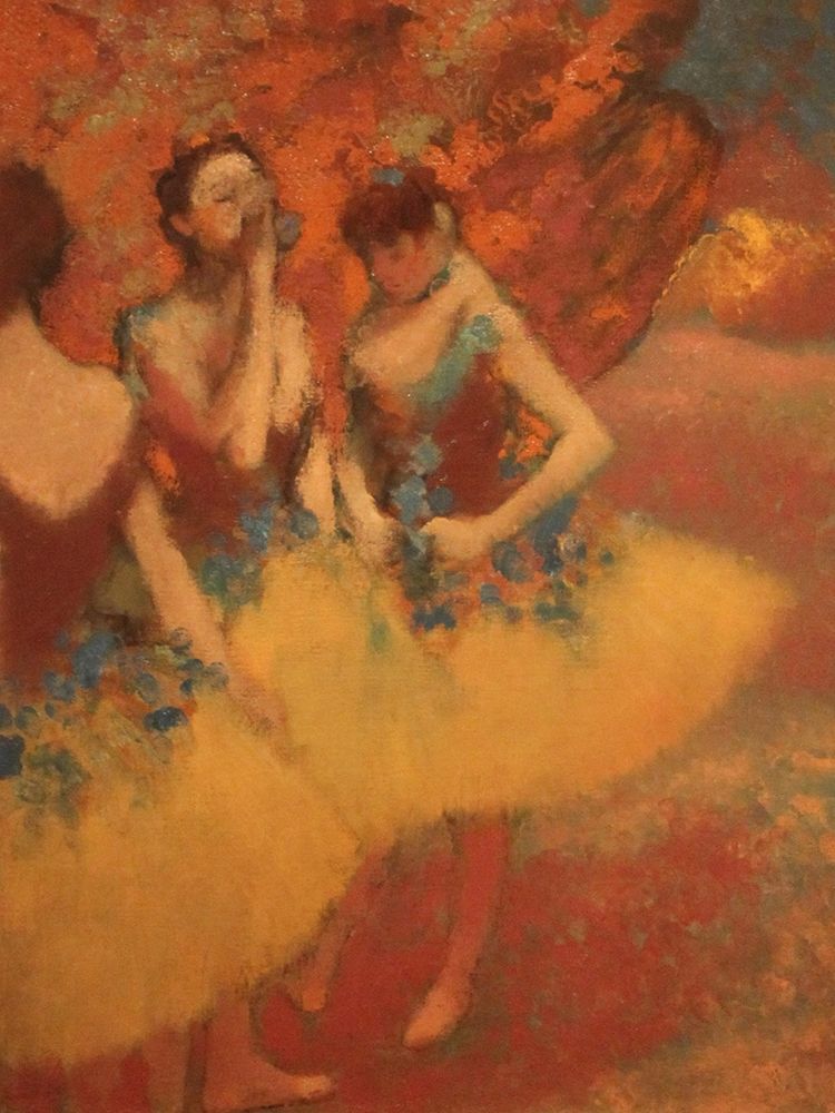 Three Dancers in Yellow Skirts