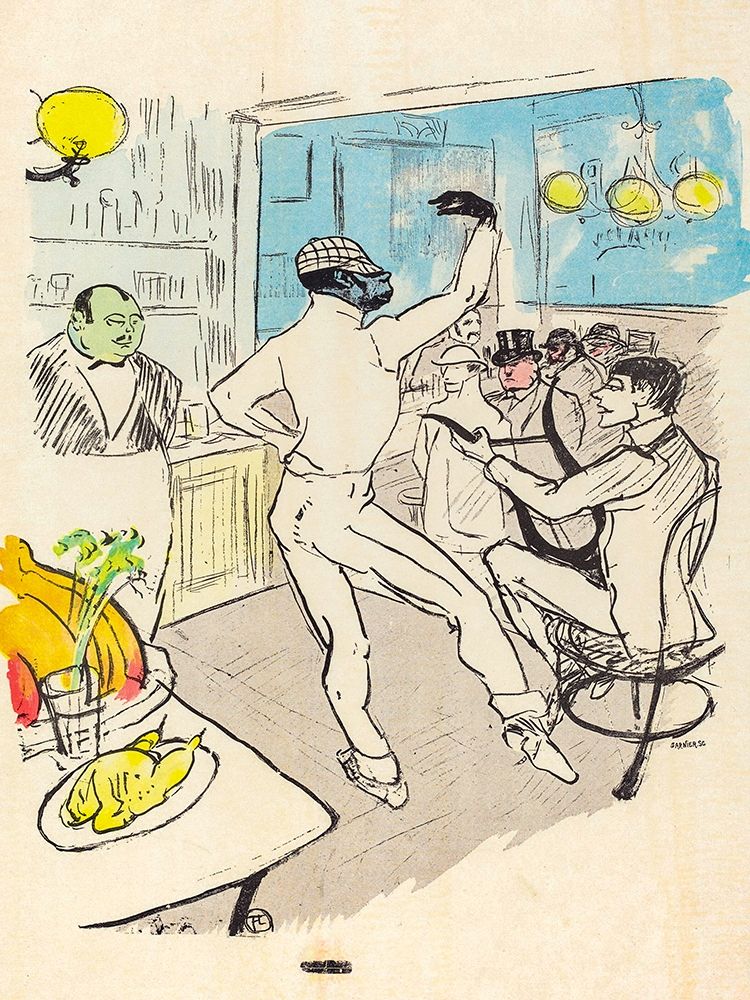 Chocolat Dancing in the Achille Bar