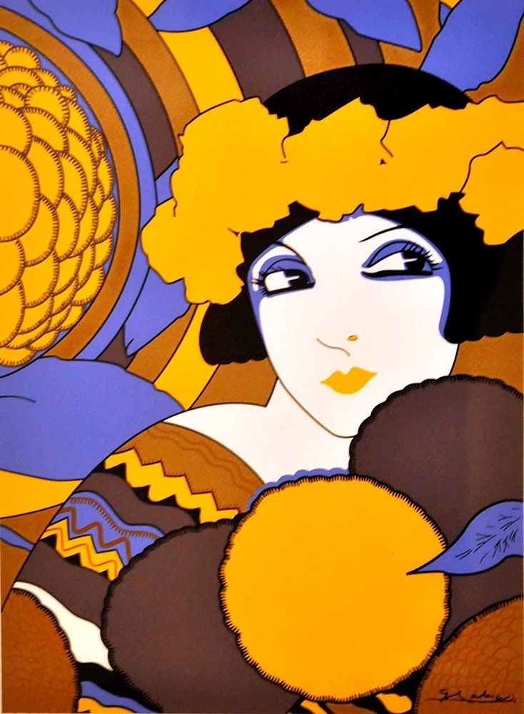 Mexican Magazine Cover 1920 Art Deco