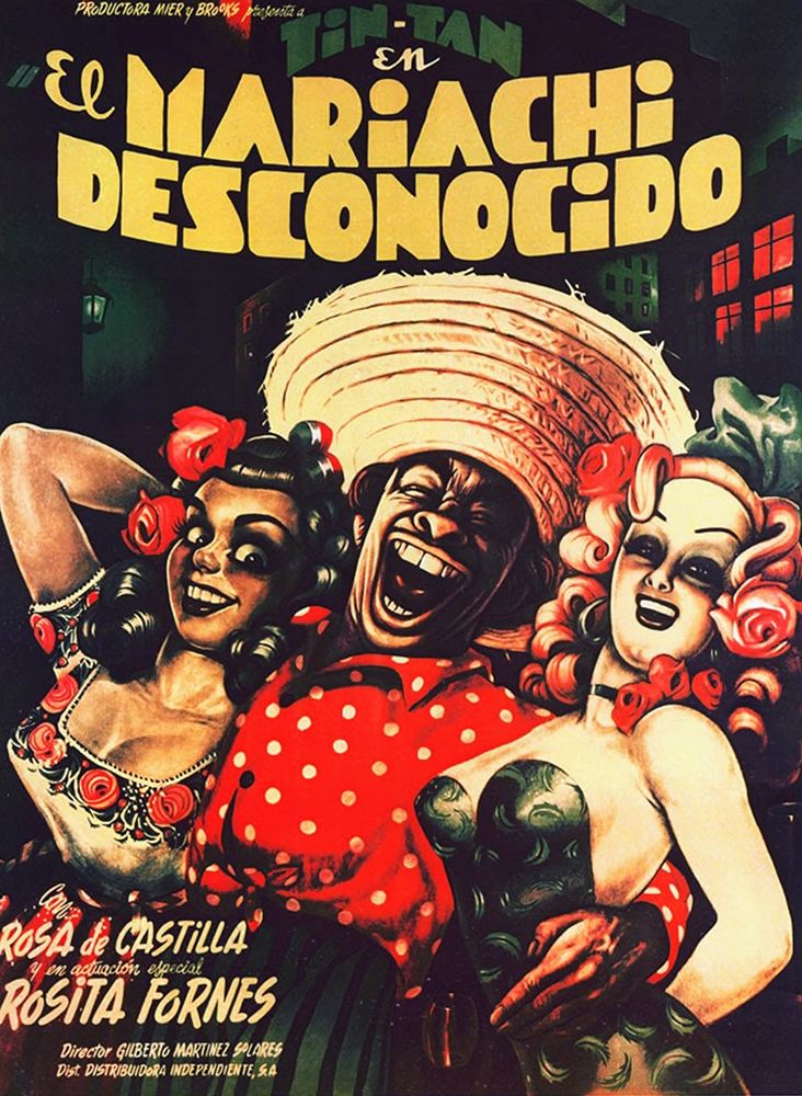 Mexican Movie Poster El Mariachi desconocido