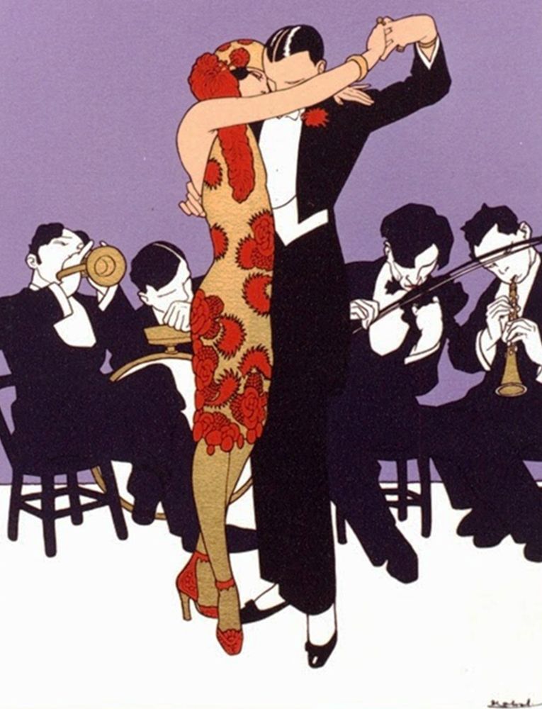 Mexican Magazine Cover 1920 Tango