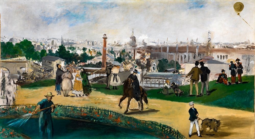 View of the Paris Universal Exhibition 1867