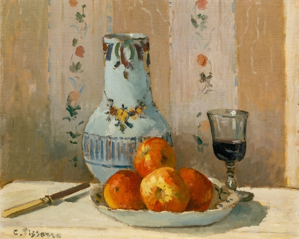 Still Life with Apples and Pitcher