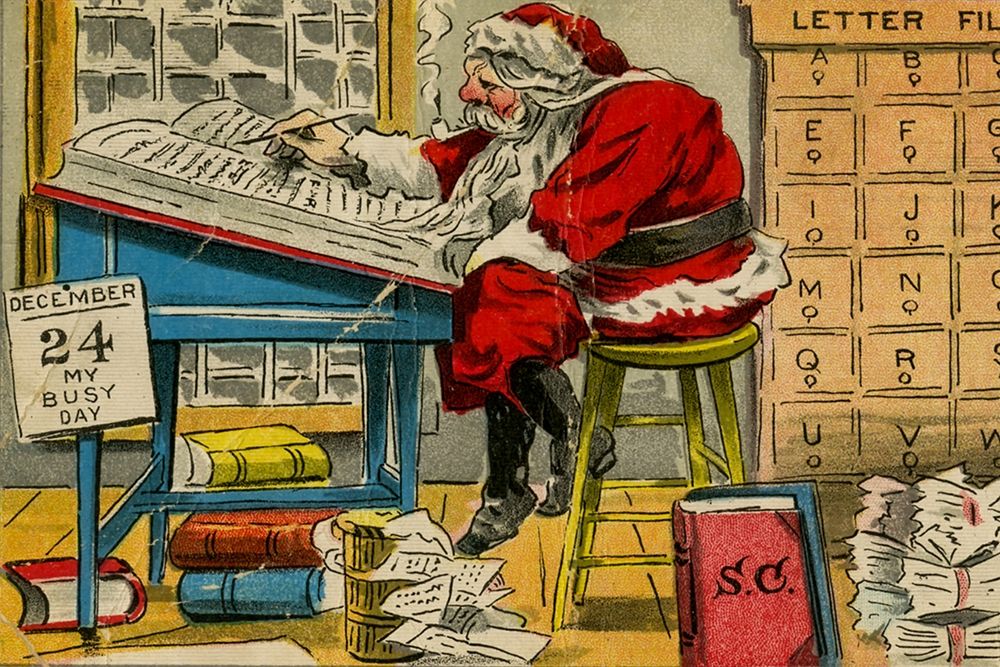 Christmas postcard
