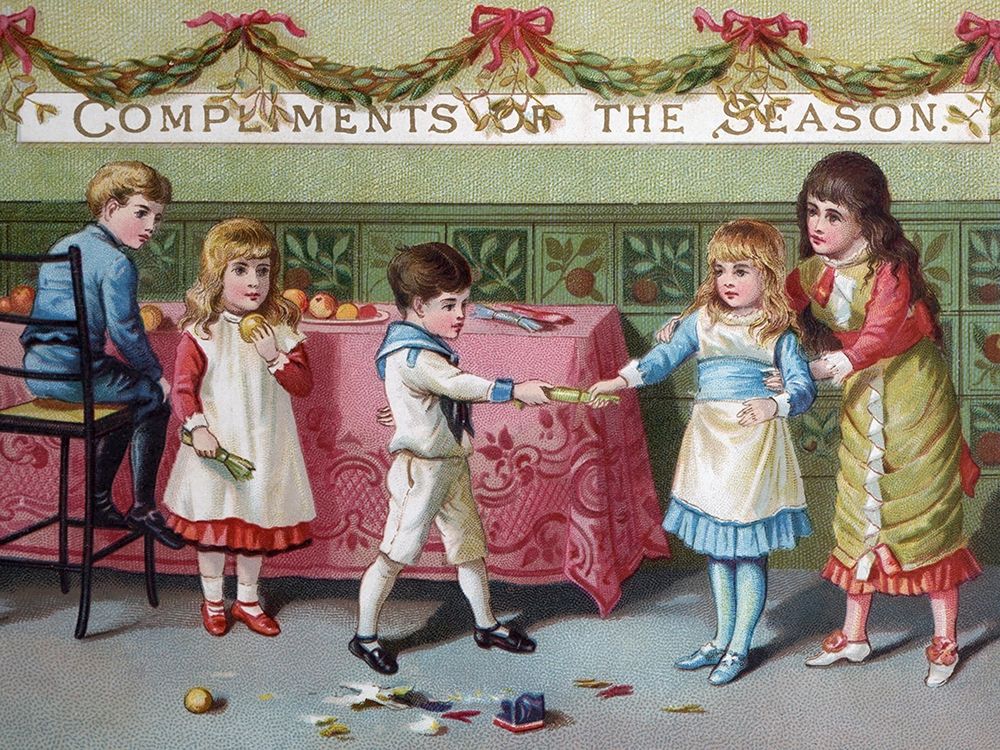 Victorian Christmas Card