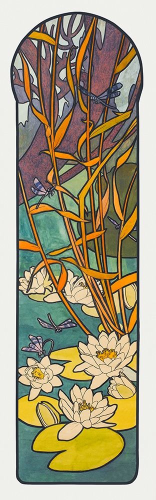 Stained glass box for the Fouquet jewelry store