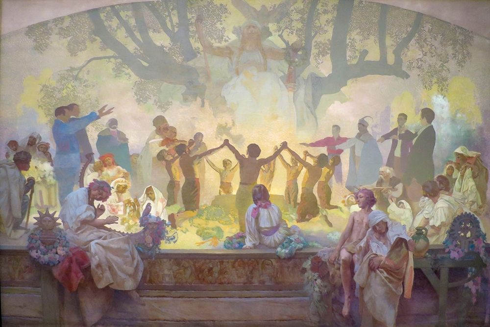 The Oath of Omladina Under the Slavic Linden Tree
