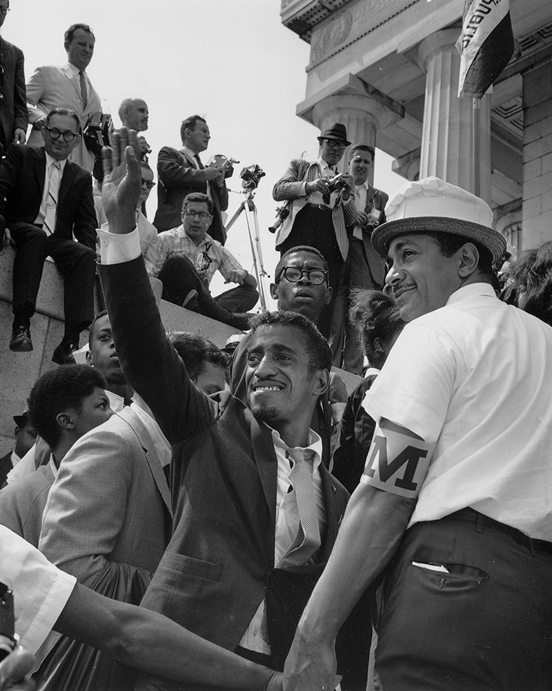 Civil RightsÂ MarchÂ onÂ Washington-D.C. Actor Sammy Davis-Jr