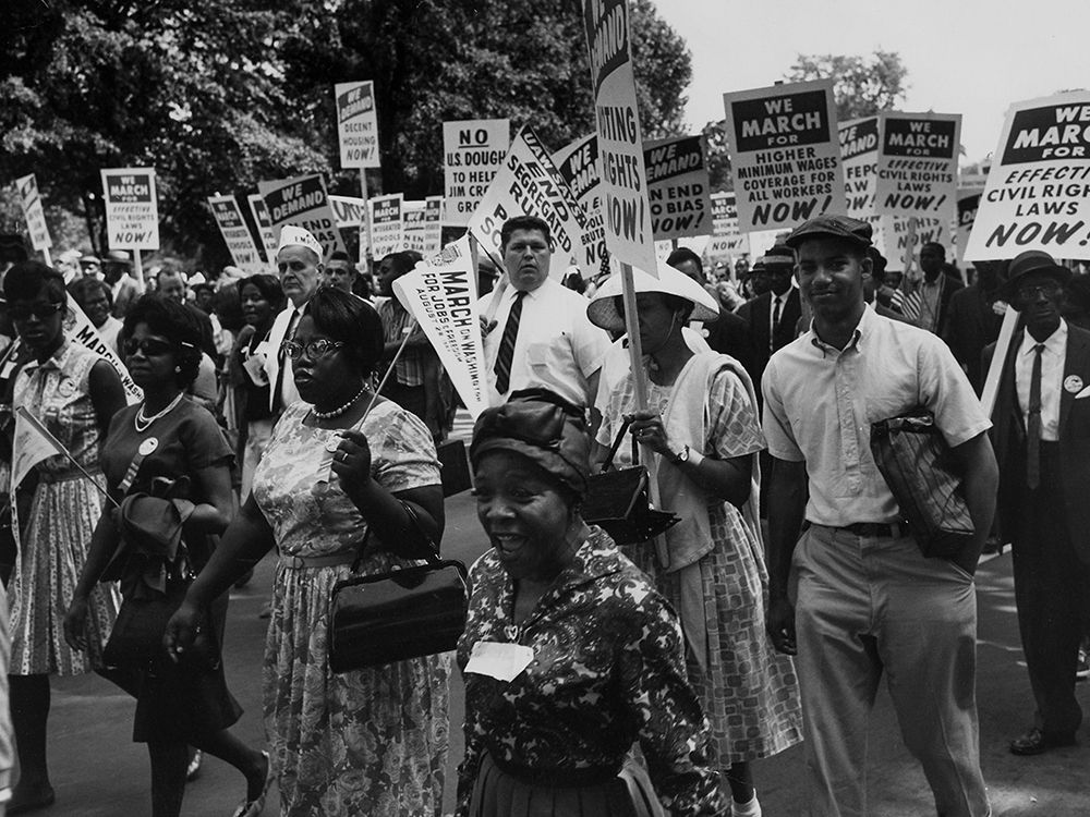 Photograph of the Civil RightsÂ MarchÂ onÂ Washington