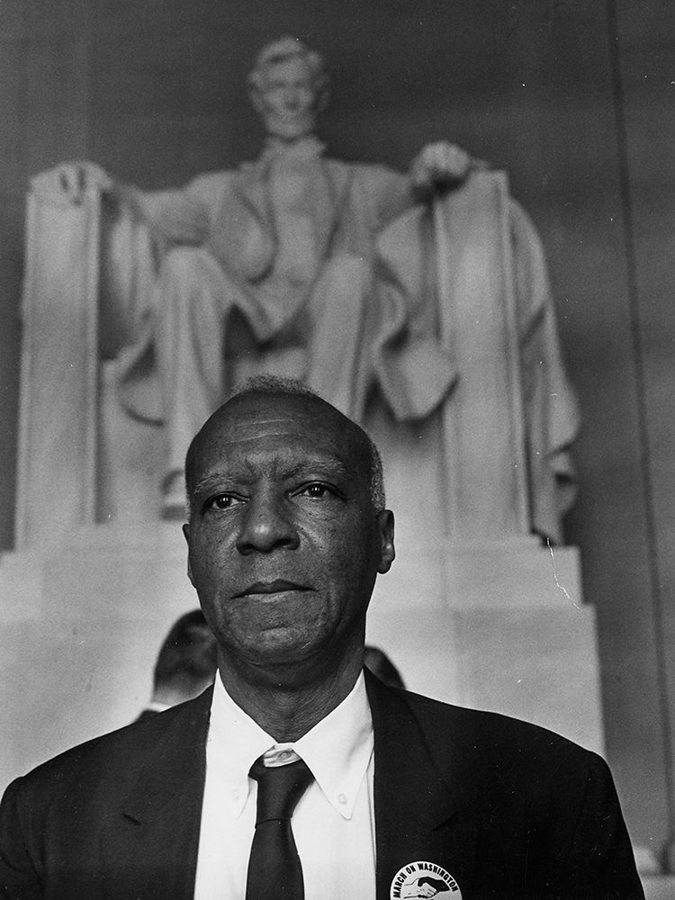 Civil RightsÂ MarchÂ onÂ Washington-D.C. A. Philip Randolph-Organizer of the Demonstration
