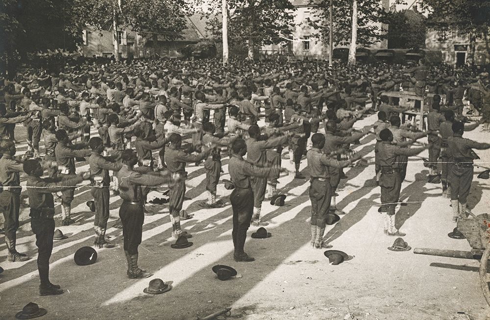 WWI American Negro Cantonment on the Marne Front-France