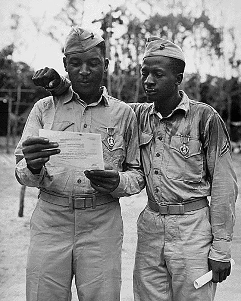 WWII Marines decorated by the famed Second Marine Division