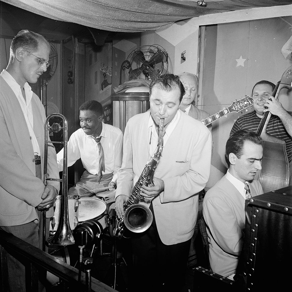 Bill Harris-Denzil Best-Flip Phillips-Billy Bauer-Lennie Tristano-Chubby Jackson-1947. Pied Piper-NY
