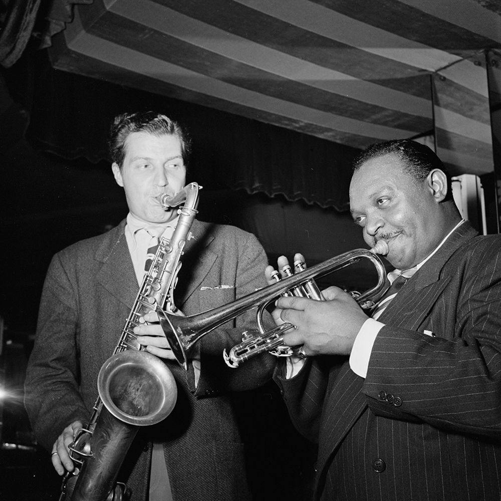 Rex William Stewart and Charlie Barnet  Aquarium-New York 1946