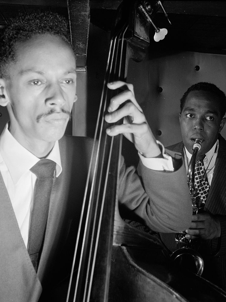 Charlie Parker-Tommy Potter-and Max Roach-Three Deuces-New York 1947