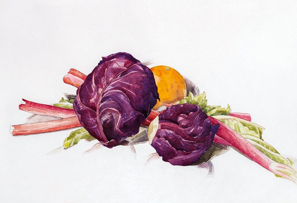 Red Cabbages-Rhubarb and Orange