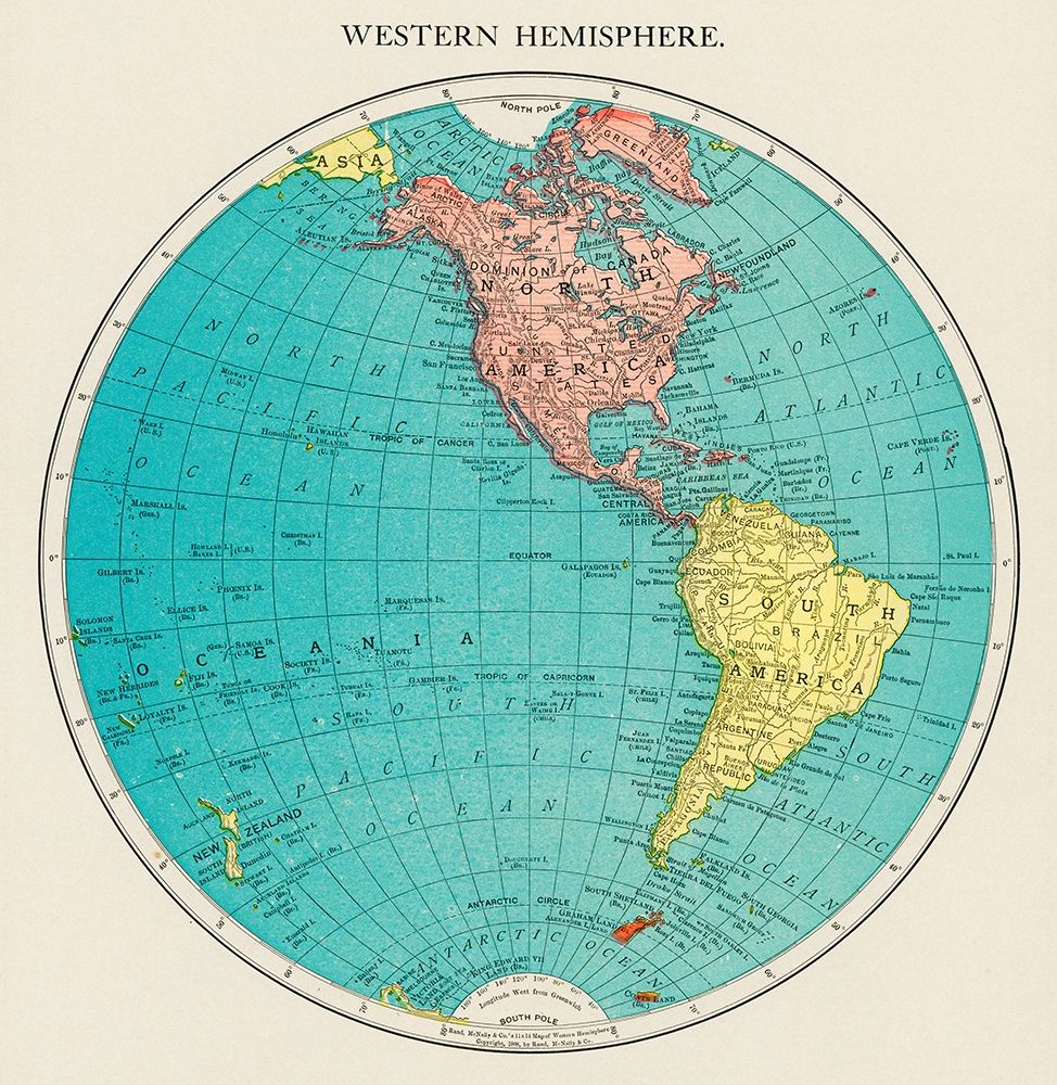 Western Hemisphere-World Atlas