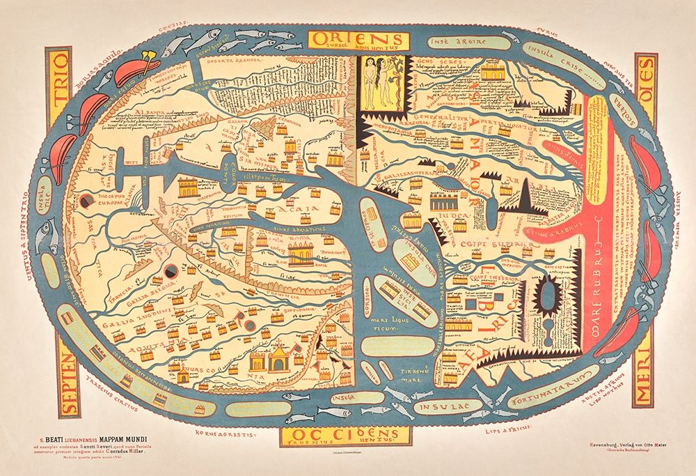 S Beati Liebanensis mappam mundi ad exemplar ecclesiae Snacto Severi 1895