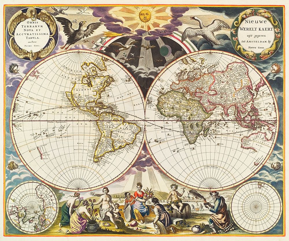 New World Map 1672