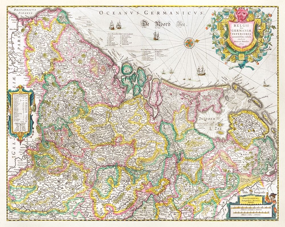 Map of the Netherlands 1631