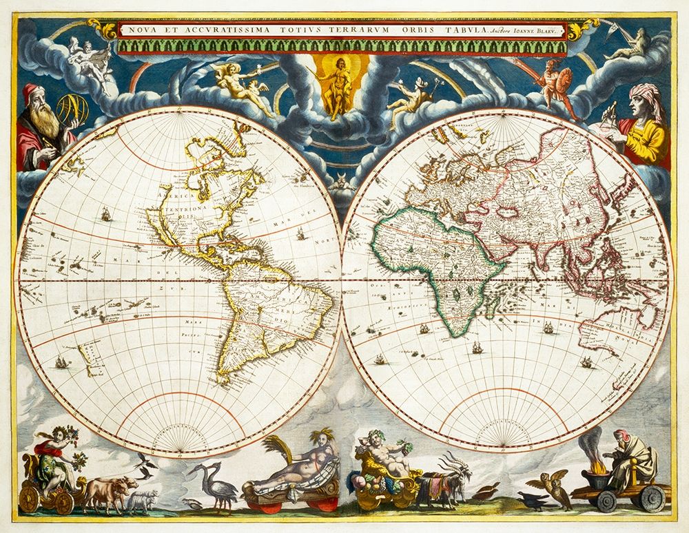 New and accurate map of the whole world